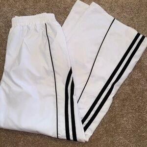 PacSun White Mesh Athletic Pants